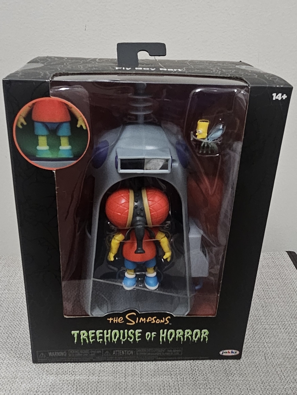 Jakks The Simpsons Treehouse of Horror Fly Boy Bart Collectible Toy Figure NEW